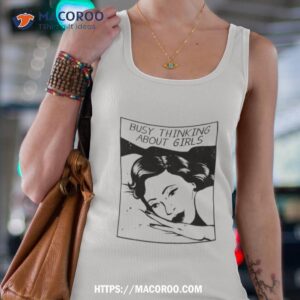 busy thinking about girls lesbian shirt tank top 4