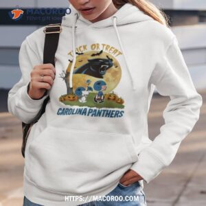 Carolina Panthers Snoopy Charlie Brown And Woodstock Trick Or Treat Halloween 2023 Shirt