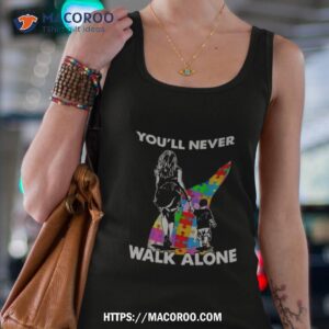 carolina panthers you ll never walk alone mom and son autism shirt tank top 4