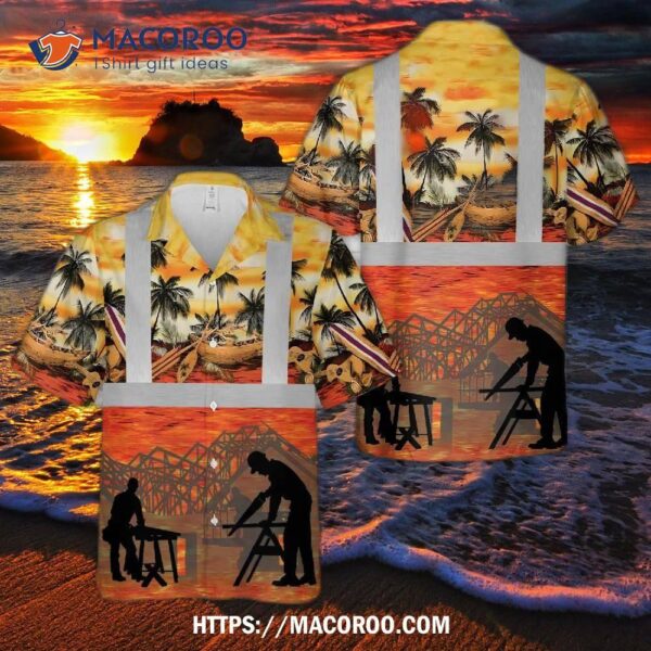 Carpenter Tropical Hawaiian Shirt