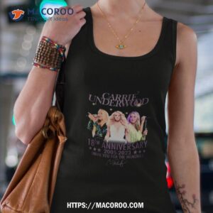 carrie underwood 18th anniversary 2005 2023 thank you for the memories t shirt tank top 4