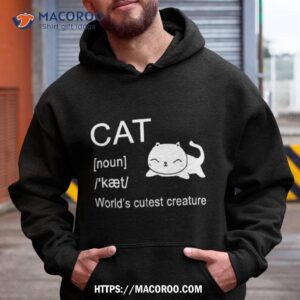 Cat Dictionary Definition Funny For Mom Dad Sister Boyfriend Girlfriend Shirt