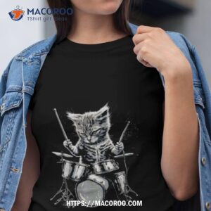 Cat Kitty Drums Shirt