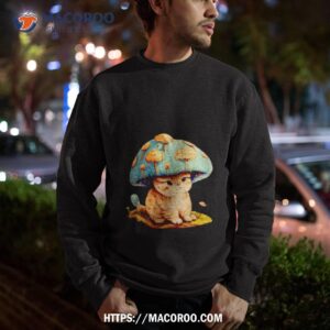 cat mushroom hat aesthetic shirt sweatshirt