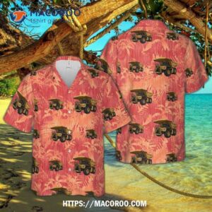 Cat Truck 793f Hawaiian Shirt