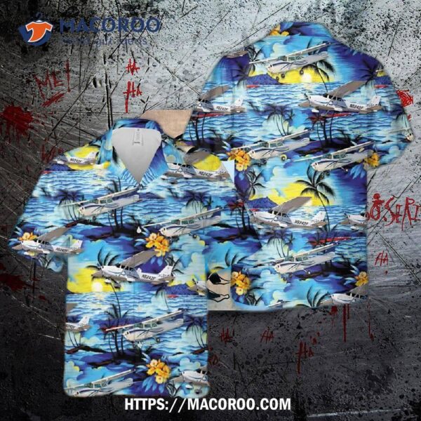 Cessna 172 Hawaiian Shirt