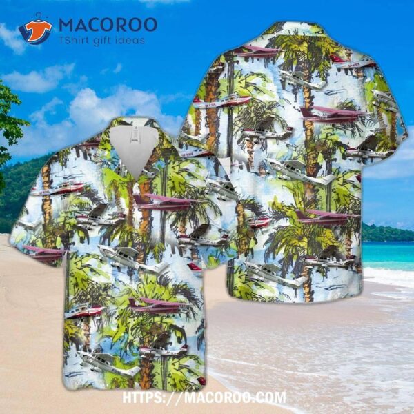 Cessna 206 Hawaiian Shirt