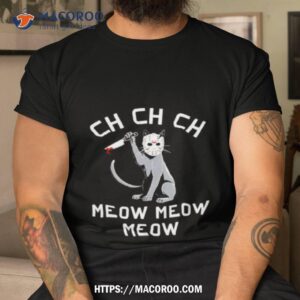 ch ch ch meow meow meow jason voorhees shirt tshirt