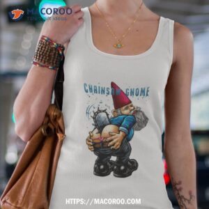 chainsaw gnome christmas shirt tank top 4