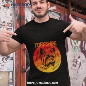 character of yorkshire terrier shirt tshirt 1