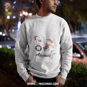 Charlie Brown And Snoopy Playing Baseball Houston Astros Mlb 2023 Shirt 2 charlie brown and snoopy playing baseball houston astros mlb 2023 shirt sweatshirt