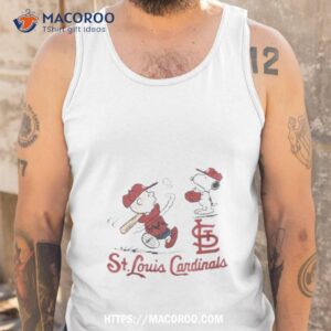 Charlie Brown And Snoopy Playing Baseball St. Louis Cardinals Mlb 2023 Shirt 3 charlie brown and snoopy playing baseball st louis cardinals mlb 2023 shirt tank top
