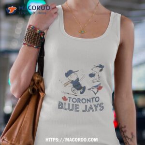 charlie brown and snoopy playing baseball toronto blue jays mlb 2023 shirt tank top 4