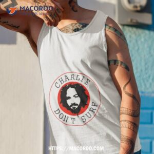 charlie don t surf face shirt tank top 1