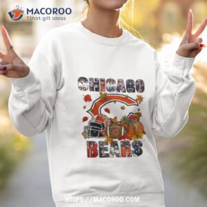 chicago bears fall helmet pumpkin shirt sweatshirt 2