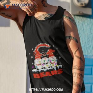 chicago bears football gnomes christmas 2023 shirt tank top 1