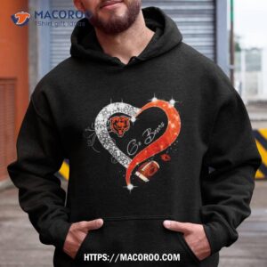 Chicago Bears Go Bears Diamond Heart Shirt