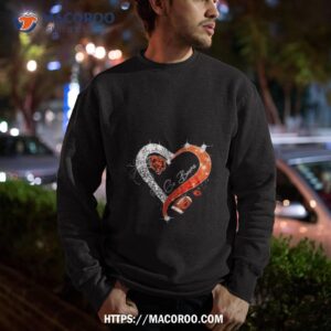 chicago bears go bears diamond heart shirt sweatshirt