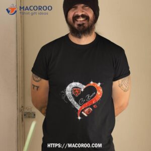 Chicago Bears Go Bears Diamond Heart Shirt