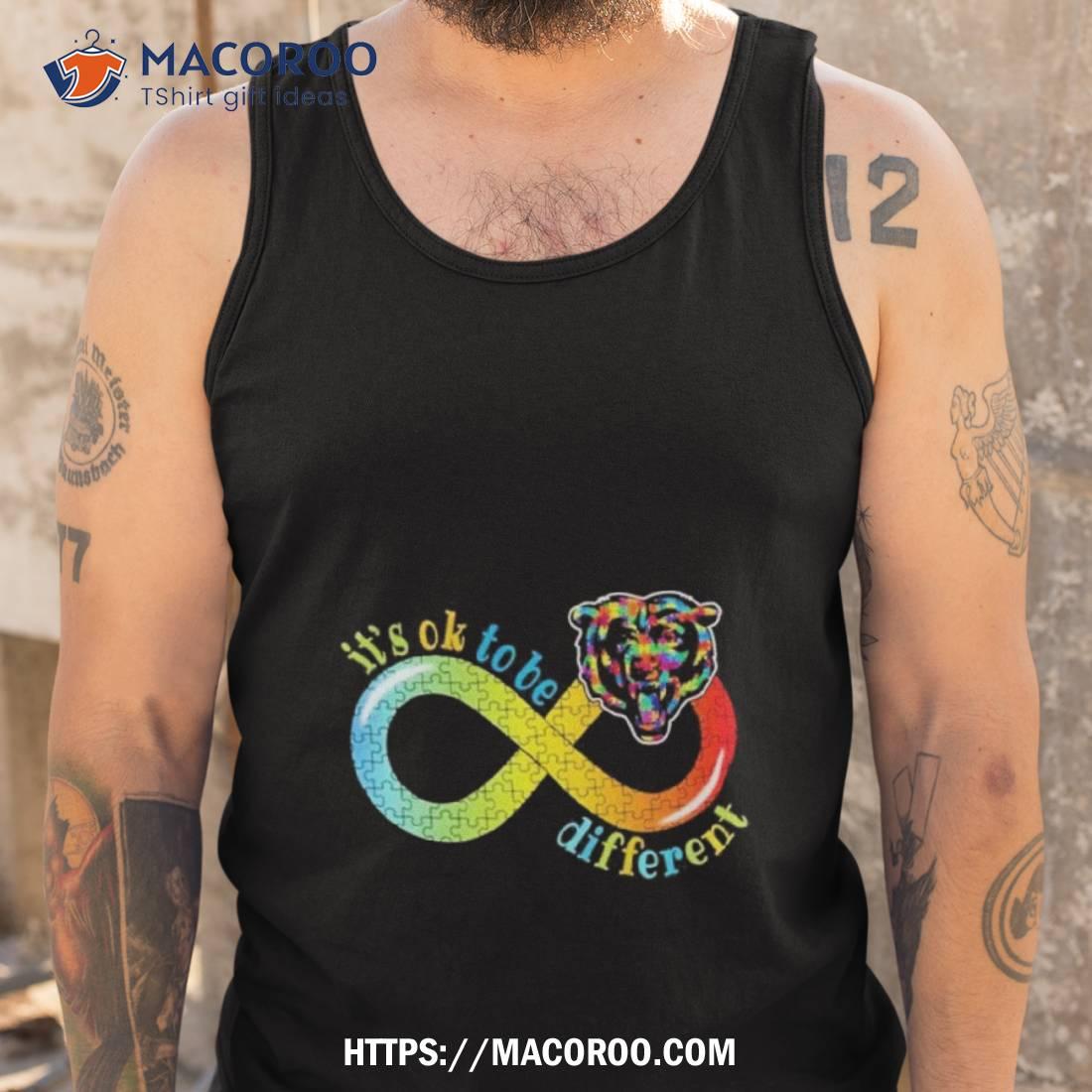 Chicago Bears It’s Ok To Be Different Autism Infinity Shirt Chicago Bears It’s Ok To Be Different Autism Infinity Shirt