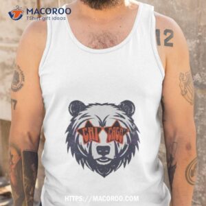 chicago bears retro style bears football shirt tank top