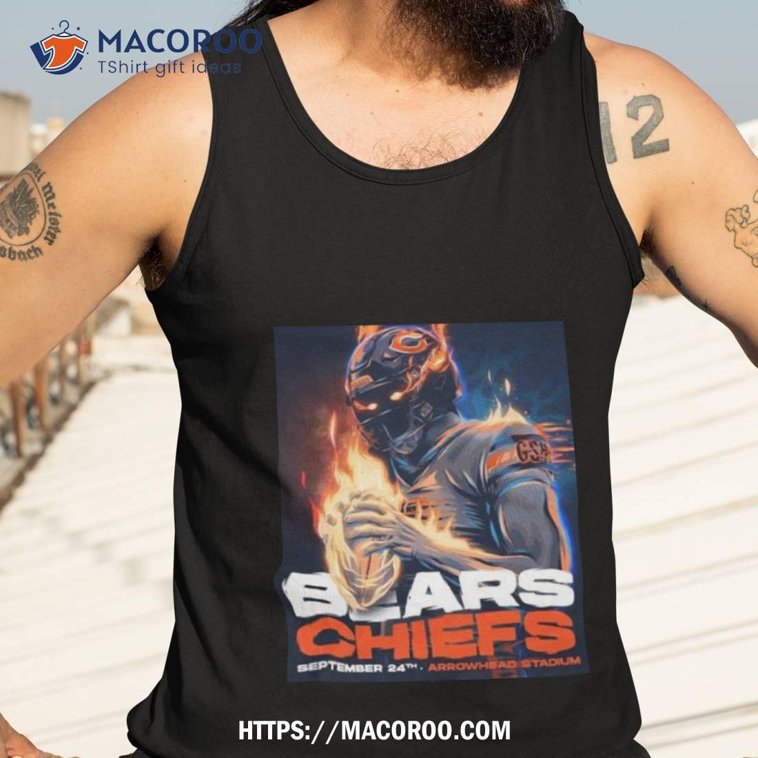 Chicago Bears Men's Tank Top Sleeveless T-shirts Football Shirt