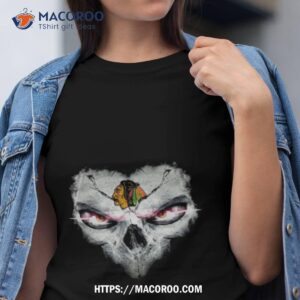 chicago blackhawks skulls of fantasy logo shirt tshirt