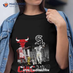 chicago sports teams michael jordan and frank thomas shirt tshirt