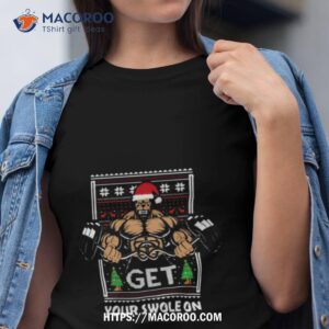 christmas gym gift shirt tshirt