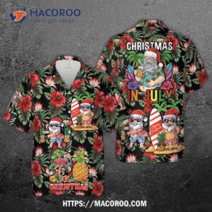 Christmas In July Hawaiian Shirt