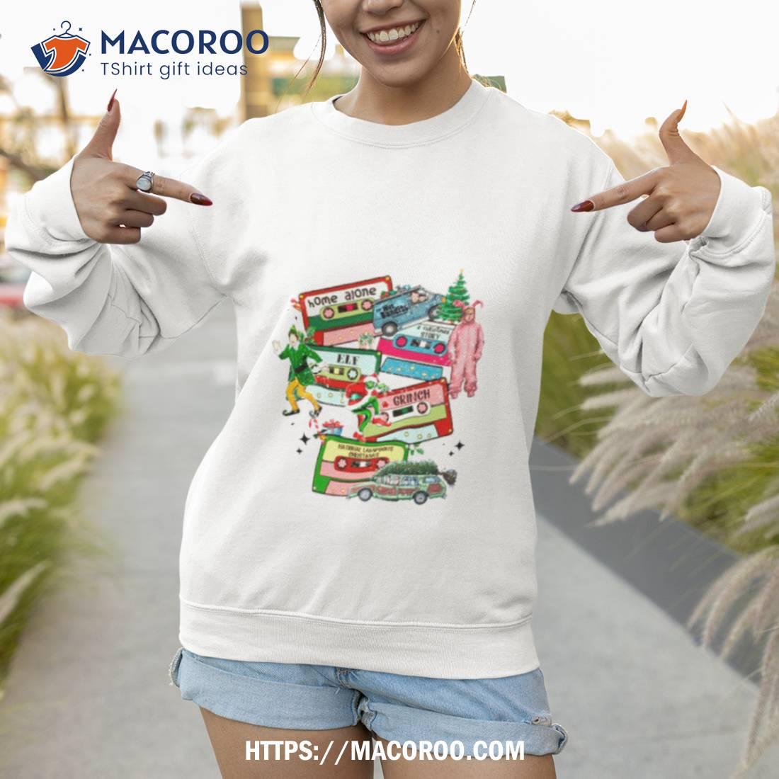 Christmas Movie Characters Cassette Type Shirt Christmas Movie Characters Cassette Type Shirt