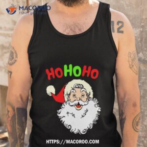 christmas santa claus ho ho ho shirt tank top