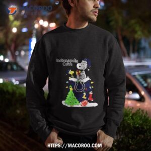 christmas snoopy indianapolis colts art design shirt sweatshirt