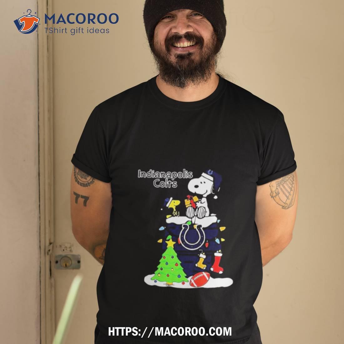 Christmas Snoopy Indianapolis Colts Art Design Shirt