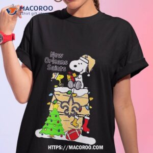 Christmas Snoopy New Orleans Saints Art Design Shirt