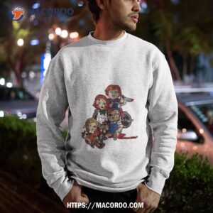 chucky dolls and friends f them kids halloween shirt sweatshirt