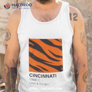 cincinnati 1968 c lean and hungry shirt tank top