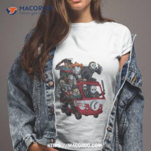 Cincinnati Bearcats Horror Movies Characters Bus Halloween 2023 Shirt