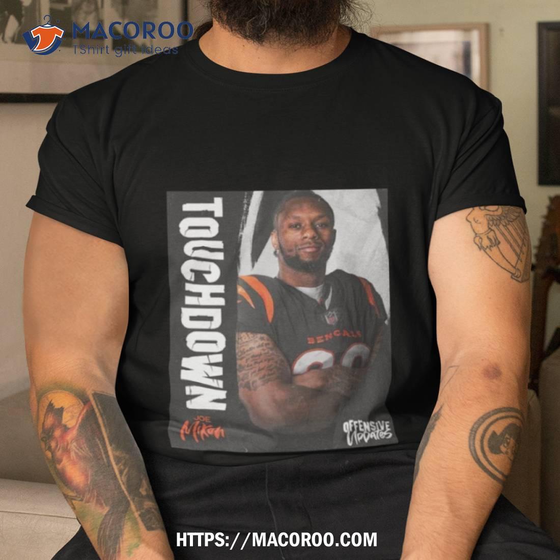 Cincinnati Bengals 14 Yard Touchdown For Joe Mixon Offensive Updates T Shirt Cincinnati Bengals 14 Yard Touchdown For Joe Mixon Offensive Updates T Shirt