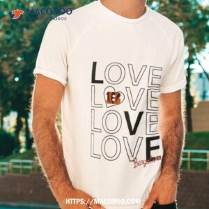 cincinnati bengals g iii love graphic shirt tshirt