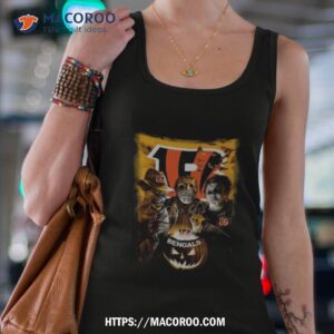 cincinnati bengals michael myers freddy krueger jason voorhees halloween 2023 shirt tank top 4