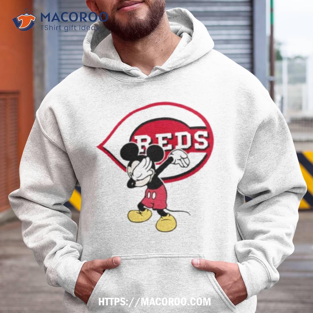 Cincinnati Reds Mlb Baseball Dabbing Mickey Disney Sports T Shirt