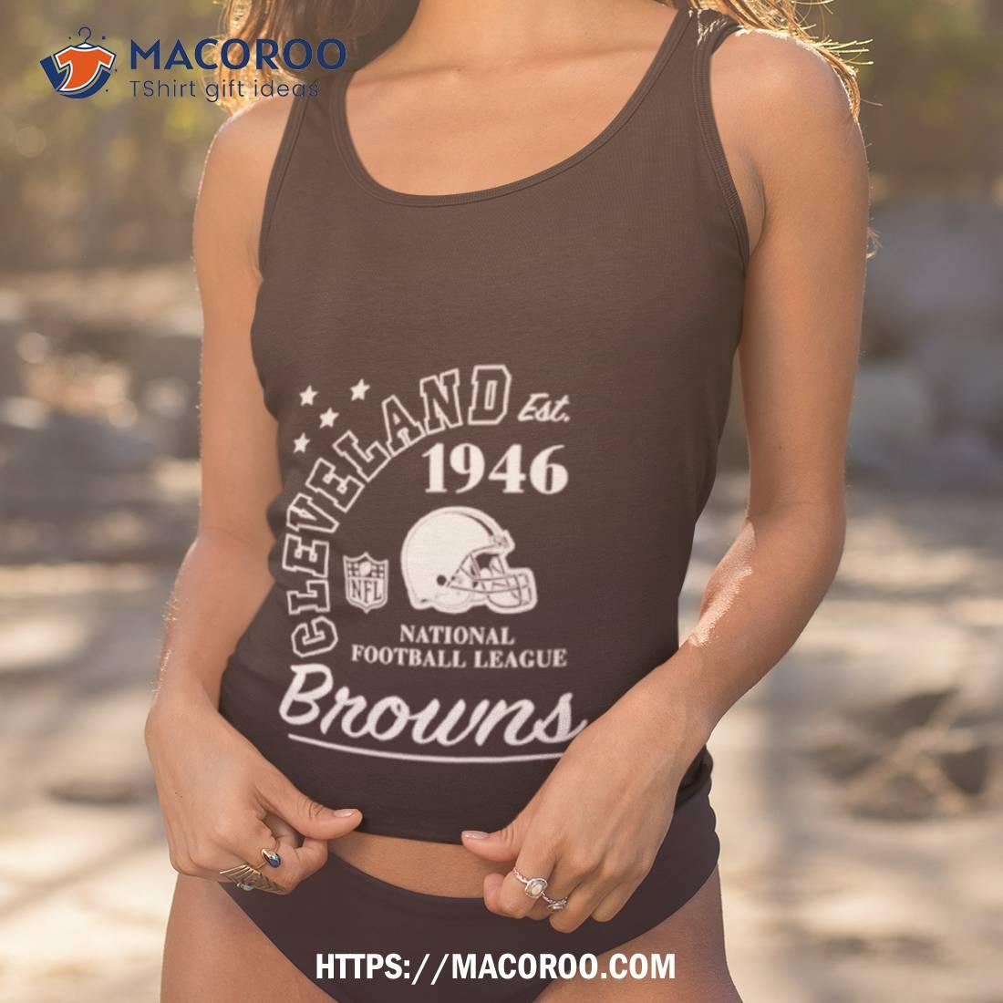 Cleveland Football Established 1946 Funny Browns Shirts Cleveland