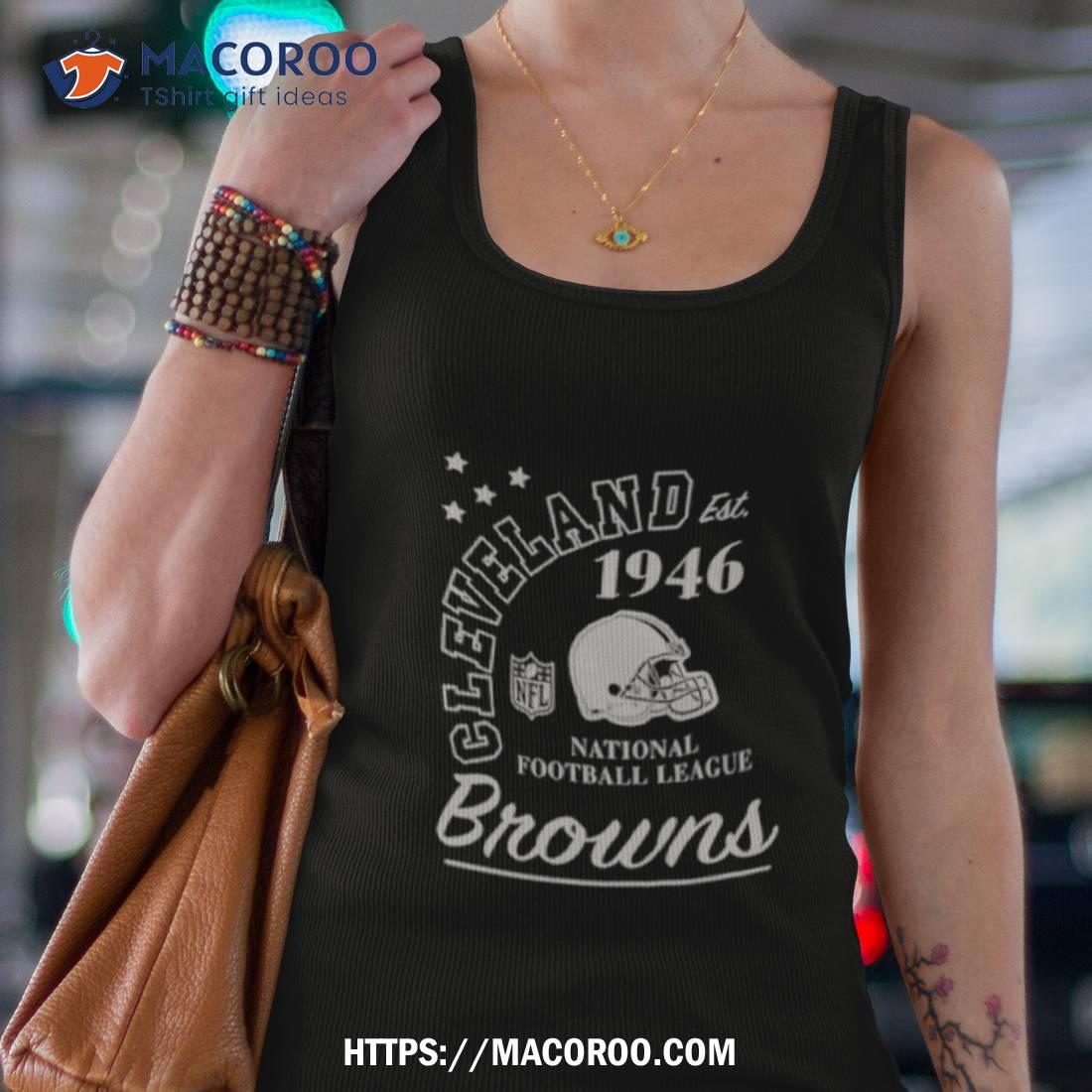 Cleveland Football Established 1946 Funny Browns Shirts Cleveland