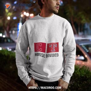 cleveland guardians vs texas rangers house divided shirt sweatshirt