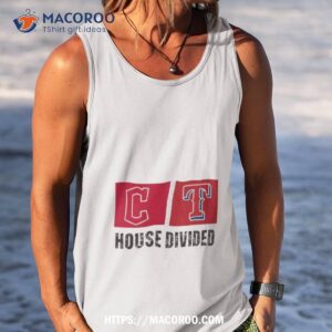cleveland guardians vs texas rangers house divided shirt tank top