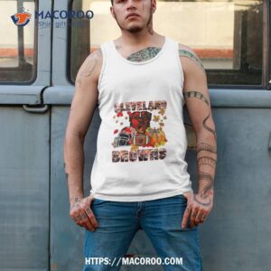 Cleverland Browns Fall Helmet Pumpkin Shirt 3 cleverland browns fall helmet pumpkin shirt tank top 2