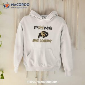 Coach Prime Colorado Football We Coming’ Shirt