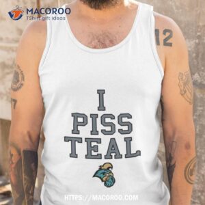 coastal carolina chanticleers i piss teal shirt tank top