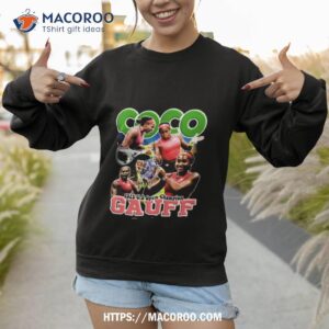 coco gauff 2023 open champion graphic shirt sweatshirt